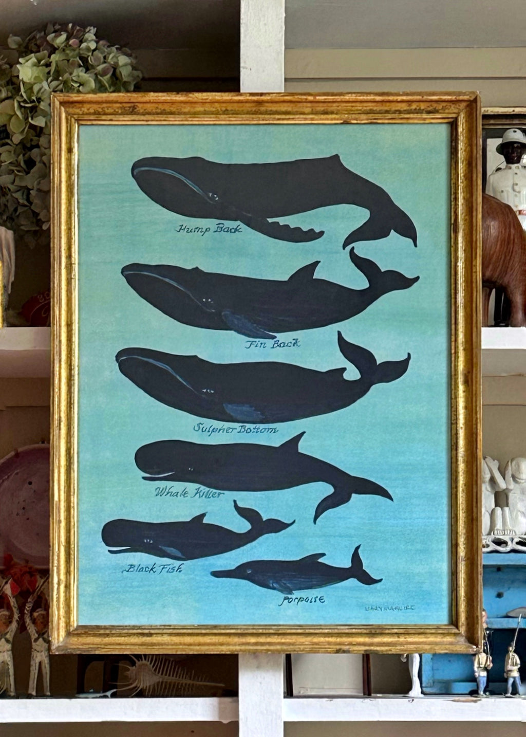 'Five Whales and a Porpoise’