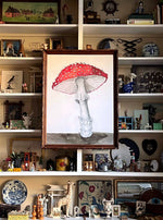 'Red Capped Spotted Mushroom' -large scale
